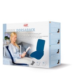 Image SISSEL DORSABACK Sedile per seduta corretta sul divano colore Blu