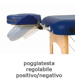 Image SISSEL ROBUST lettino portatile 72 x 188 cm, blu