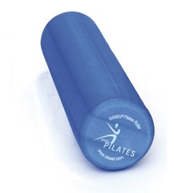 Image SISSEL PILATES ROLLER PRO rullo tubo professionale 45 cm per pilates matwork e massaggio Blu