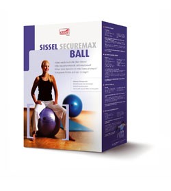 Image SISSEL SECUREMAX Ball 45 cm Pallone fisioterapia e pilates Viola