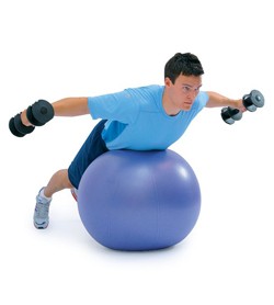 Image SISSEL SECUREMAX Ball 65 cm Pallone fisioterapia e pilates Viola