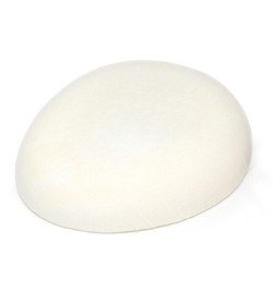 Image SISSEL SIT RING Ovale - Cuscino per emorroidi, decubito e gravidanza con buco e federa in spugna inclusa colore bianca