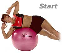 Image 1 - Seitliches Bauch- und Rückenmuskeltraining auf SISSEL Gymnastikball