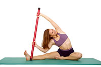 Seitlicher Stretch sitzend mit SISSEL Heavy Bar