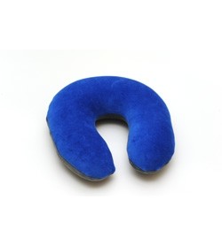 Image SISSEL® BUCHI SOFT Cuscino Morbido per il collo da viaggio e relax colore Blu/Antracite