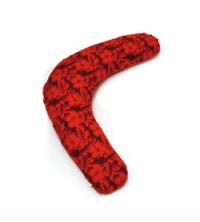 Federa cotone COMFORT, Fantasia Ibisco Rosso