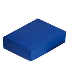 Cuscino trapezoidale cm 40 x 30 x 10h, Blu Atollo