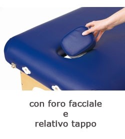 Image SISSEL BASIC lettino portatile 60 x 186 cm, blu