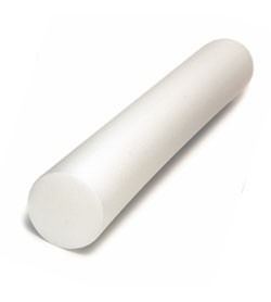 Image SISSEL® PILATES ROLLER ECO rullo cilindro da pilates economico 90 cm Bianco