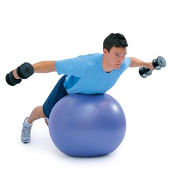 Image SISSEL SECUREMAX Ball 75 cm Pallone fisioterapia e pilates Viola