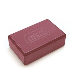 Image SISSEL YOGA BLOCK 22,5 x 15 x 7,5 cm. espanso, bordeaux